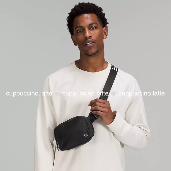 🖤NWT🤍Lululemon Athletica Everywhere Belt Bag in Black/White - Extended Strap - Picture 14 of 15
